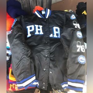 Sixers kids jacket size 10-12